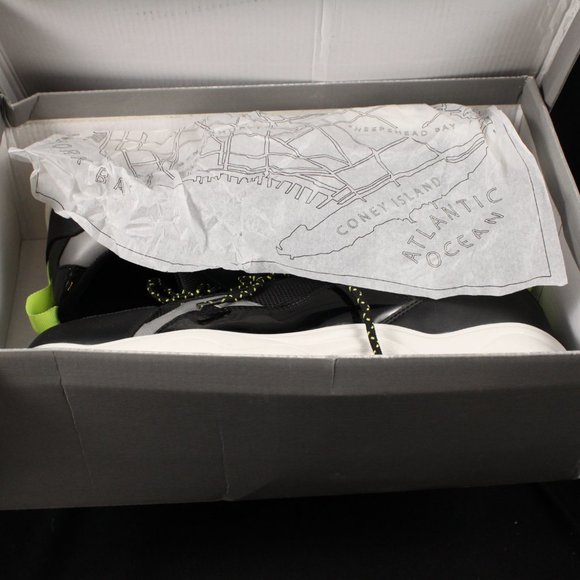 KINGSIDE Geoffrey Lace Up Round Toe Sneaker Shoes black/grey Men Size 12 M - Picture 5 of 12